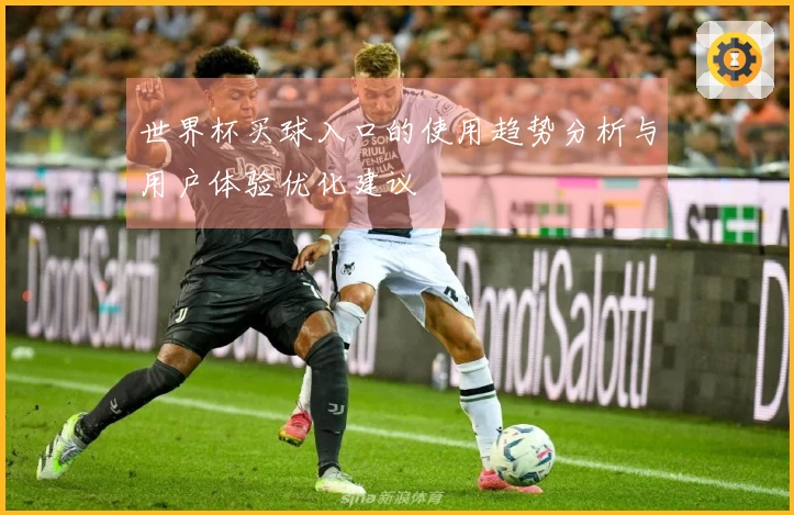 世界杯买球入口的使用趋势分析与用户体验优化建议